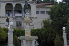 Hearst castle at Christmas