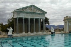 Hearst castle at Christmas