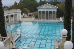 Hearst castle at Christmas