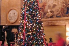 Hearst castle at Christmas