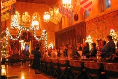 Hearst castle at Christmas