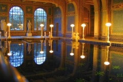 Hearst castle at Christmas