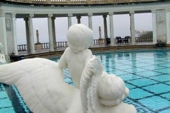 Hearst castle at Christmas