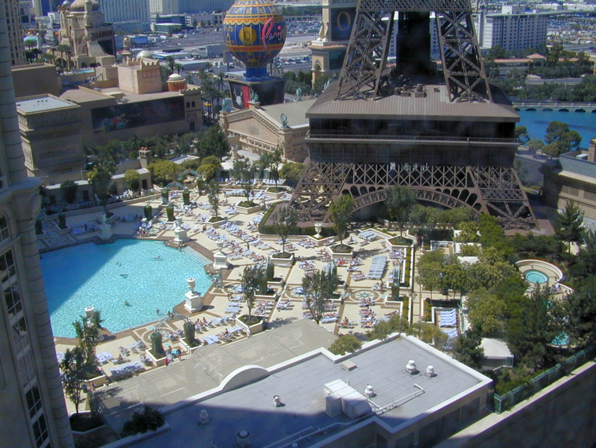 Las Vegas, view from Paris hotel