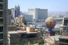 Las Vegas, view from Paris hotel
