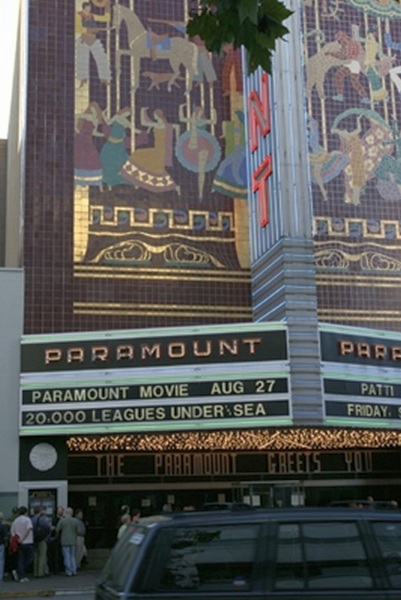 Paramount Theater showing 20,000 leagues under the sea