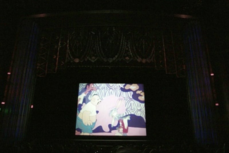 Paramount Theater showing 20,000 leagues under the sea