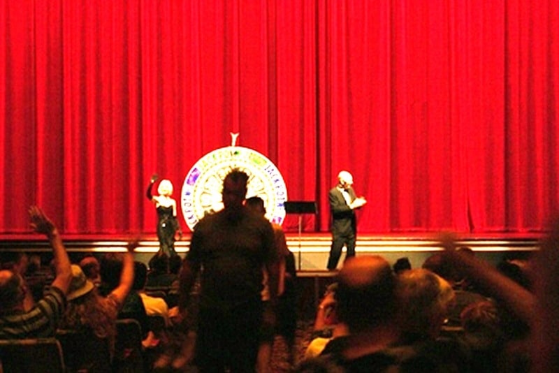 Paramount Theater showing 20,000 leagues under the sea