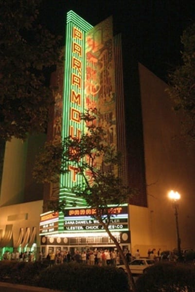 Paramount Theater showing 20,000 leagues under the sea