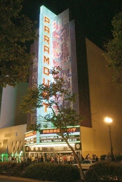 Paramount Theater showing 20,000 leagues under the sea