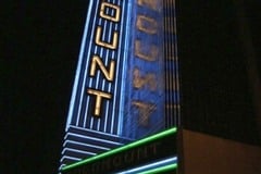 Paramount Theater showing 20,000 leagues under the sea