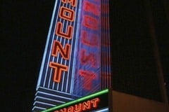 Paramount Theater showing 20,000 leagues under the sea