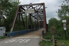 Driving Route 66, Chain of Rocks bridge