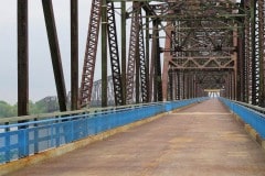 Driving Route 66, Chain of Rocks bridge