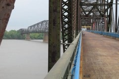 Driving Route 66, Chain of Rocks bridge