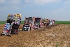 Driving Route 66, Cadillac Ranch
