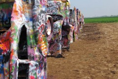 Driving Route 66, Cadillac Ranch