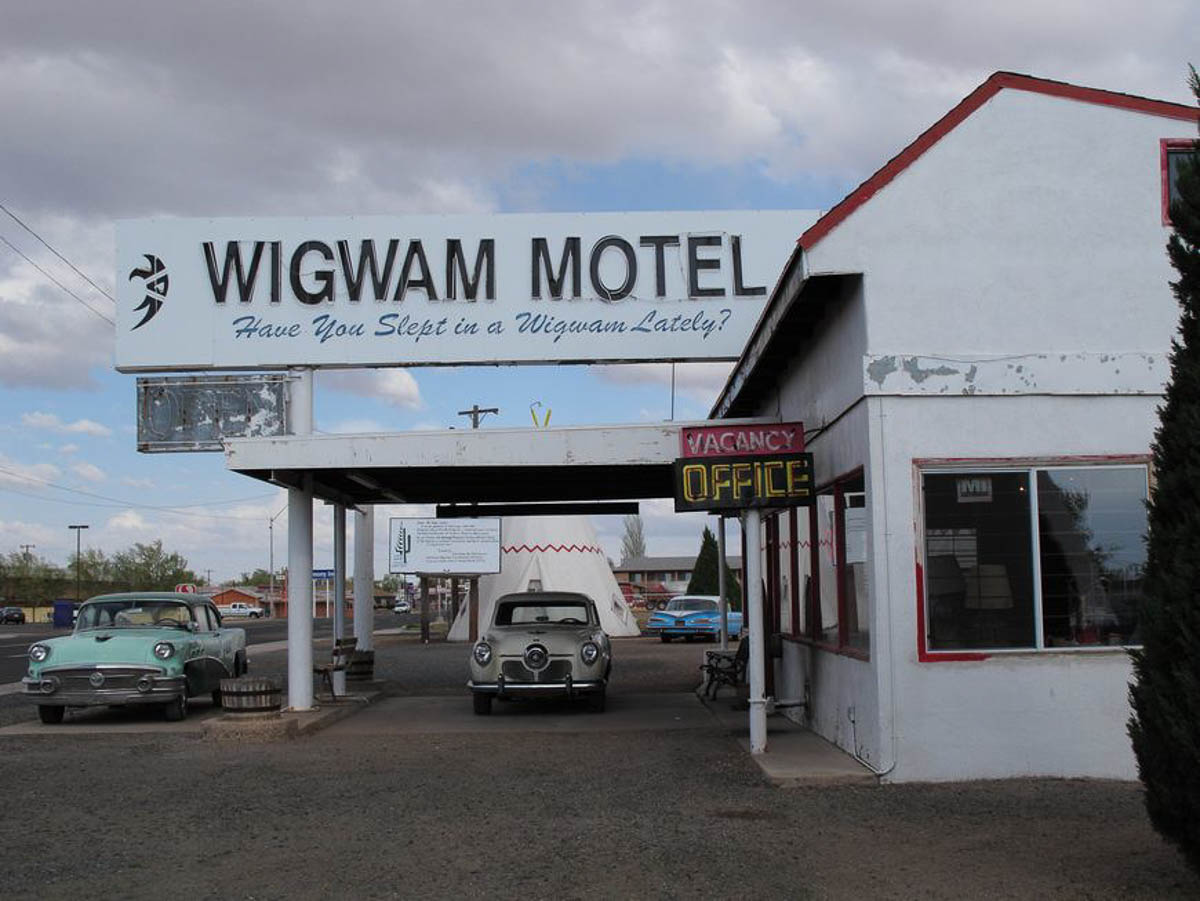 Driving Route 66, Holbrook AZ Wigwam Motel