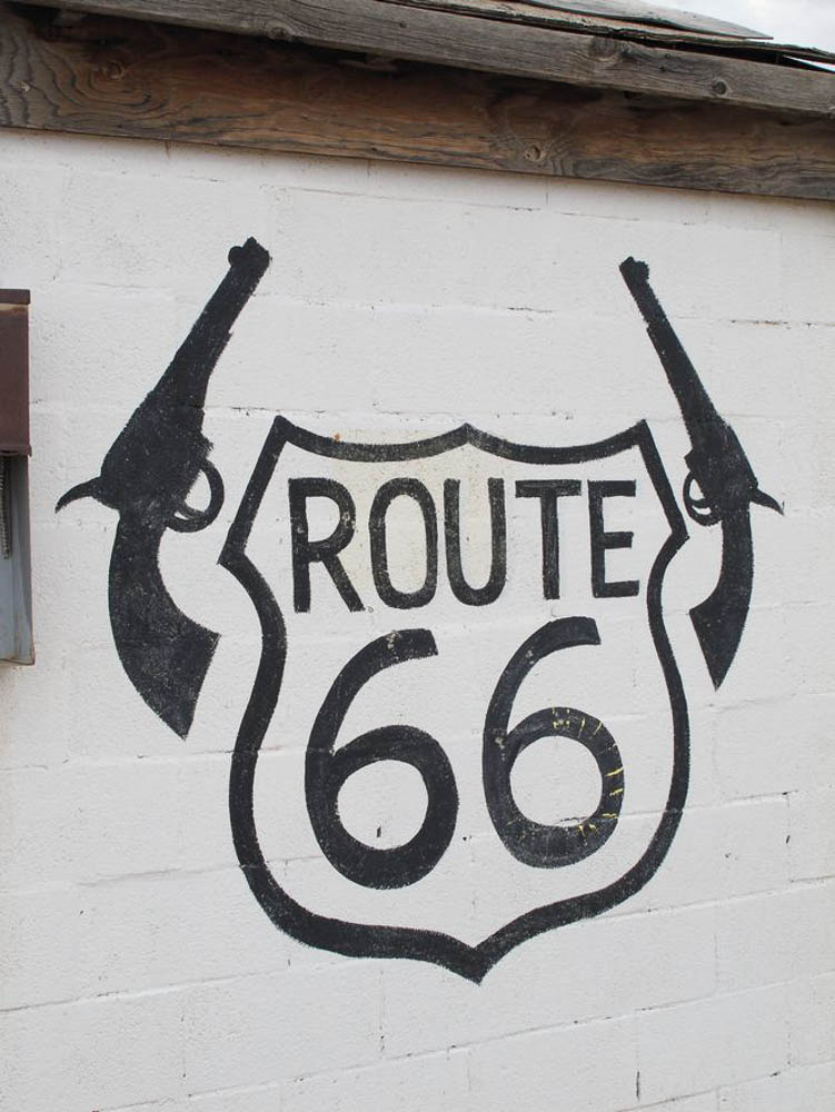 Driving Route 66, Two Guns