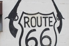 Driving Route 66, Two Guns