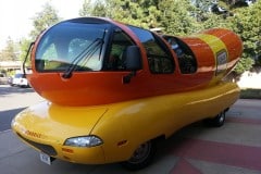 Oscr Mayer Wienermobile in San Jose