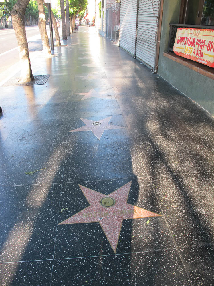 Hollywood Walk of Fame, Nancy Wilson and Mickey Rooney stars