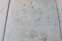 Grauman's Chinese Theatre footprints Bettie Davis