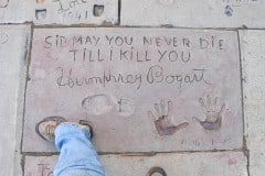 Grauman's Chinese Theatre footprints Humphrey Bogart