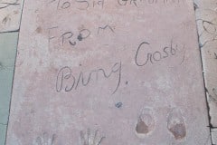 Grauman's Chinese Theatre footprints Bing Crosby