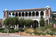 , Barstow Harvey House and train station that is also the Route 66 Mother Road Museum