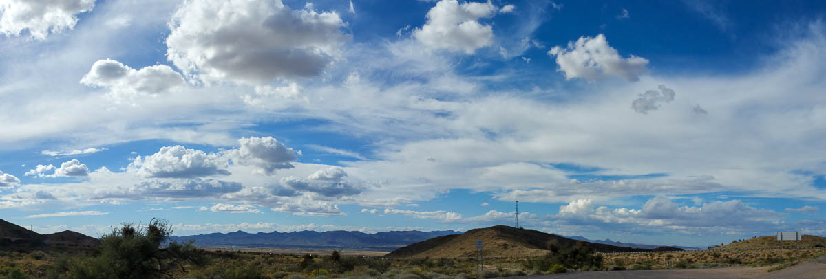 Clouds over the Mojave