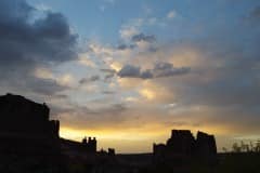 Sunset in Arches national park