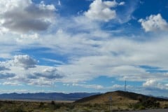 Clouds over the Mojave