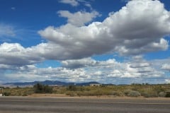 Clouds over the Mojave