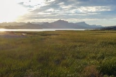 Sunset on the Colorado river south of Lake Havasu