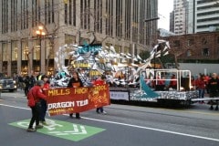 San Francisco Chinese New Years parade staging area for the parade