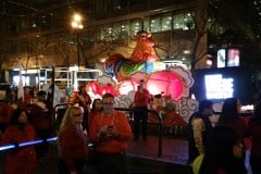 San Francisco Chinese New Years parade staging area for the parade