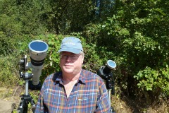 Me with the main cameras I shot with and their solar filters attached. Next time i will remeber to bring an extra camera to shoot with during totality.