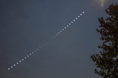 My eclipse sequence combined with an image from after the eclipse.