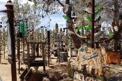 Along Route 66 in Califironia, Elmers Bottle Tree Ranch