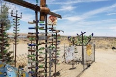 Along Route 66 in Califironia, Elmers Bottle Tree Ranch