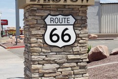 Along Route 66 in Califironia