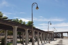 BarstowRailroad station and Harvey House. This building contains the railroad and route 66 museums.
