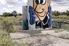 Abandoned Twin Arrows trading post along route 66