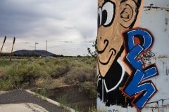 Abandoned Twin Arrows trading post along route 66