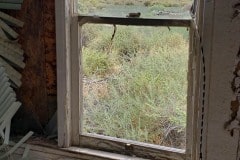 Abandoned Twin Arrows trading post along route 66