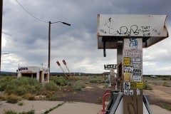 Abandoned Twin Arrows trading post along route 66