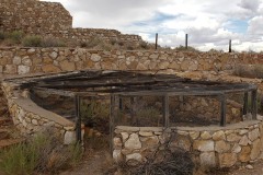 Two guns ghost town along route 66 in Arizona