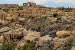 Two guns ghost town along route 66 in Arizona