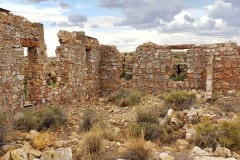 Two guns ghost town along route 66 in Arizona